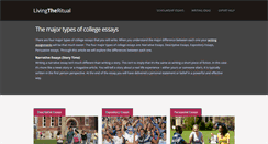Desktop Screenshot of livingtheritual.com